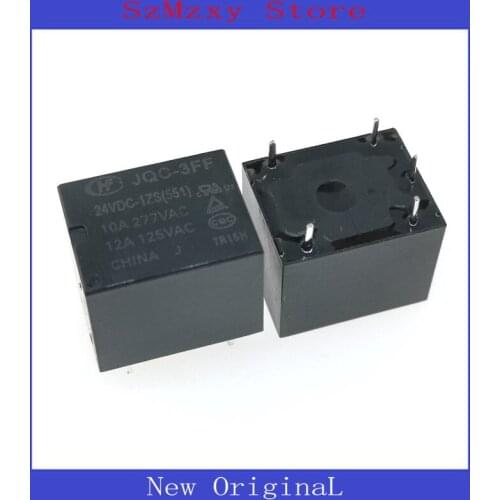 5PCS/LOT Relay JQC-3FF 5V 9V 12V 24V DIP5