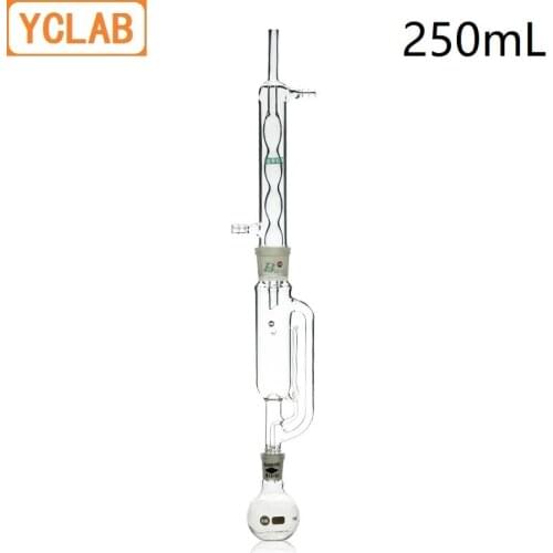 YCLAB 250mL Extraction Apparatus with Bulbed Condenser and Ground Glass Joints Laboratory Chemistry Equipment