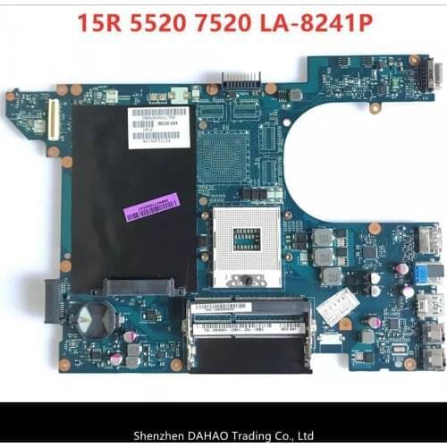 Free shipping) FOR DELL Inspiron 15R 5520 7520 Laptop motherboard QCL00 LA-8241P Original mainboard 100% fully tested