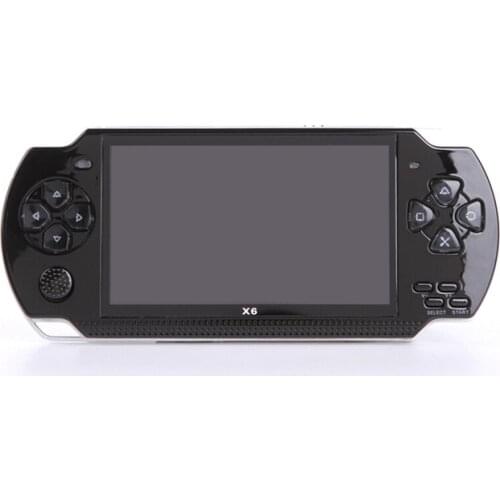 Coolbaby X6 128bit 4.3 inch Retro Handheld Game Console built in 10 simulators 10000 games support mp4 MP5 Ebook player kids