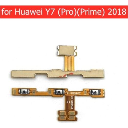 For Huawei Y7 2018/ Y7 Pro 2018/ Y7 Prime 2018 Power Volume Side Key button Flex Cable On Off Switch Flex Cable Replacement Part