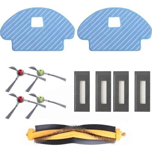 For Deebot OZMO 930 Side Brush Filter Main Brush Roller Brush Floor Sweeper Mop Cloth for Ecovacs Deebot OZMO 930 Vacuum Cleaner