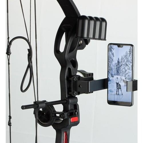 Bow And Arrow Mobile Phone Holder Records From Shooting To Hitting Archery Equipment Accessories