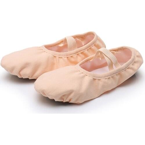 USHINE New professional full rubber band shoelace training body-shaping Yoga slippers shoes ballet dance shoes kids girls woman