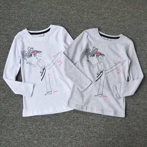 Pure Original Girl In Children Baby Pure Cotton Comfortable Long Sleeve T Pity Jacket Rendering Unlined Upper Garment 3-8 Year