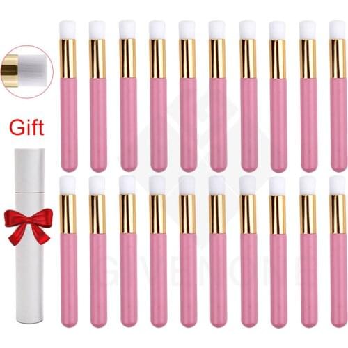 10/20pcs Eyelash Cleaning Brush Nose Brushes Blackhead Clean Lash Shampoo Brushes Lashes Cleanser Eyelashes Extensions Tools
