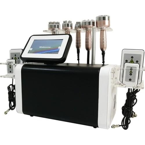 5in1 Ultrasonic Liposuction 40K Cavitation Vacuum Multipolar Bipolor RF Laser Slimming Radio Frequency SKIN BODY SALON MACHINE