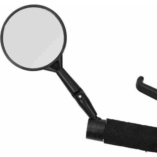 Universal MTB Bicycle Rearview Wide-Angle Reflective Safety Flat Mirror Riding Accessory For MTB Road Bike Cycling Accessories