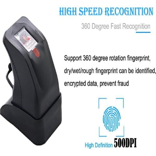 USB Fingerprint Scanner ZK4500 USB Fingerprint Reader Sensor Free SDK Capturing Reader