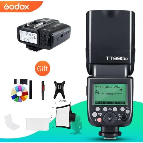 Godox TT685C TT685N TT685S TT685F TT685O 2.4G HSS TTL GN60 Flash Speedlite with X1T Trigger for Canon Nikon Sony Fuji Olympus