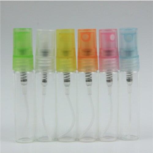 6pcs/lot 5ML Newest Spray Glass Perfume Mist Bottles In Refillable Empty Glass Perfume Package Atomizer Bottles
