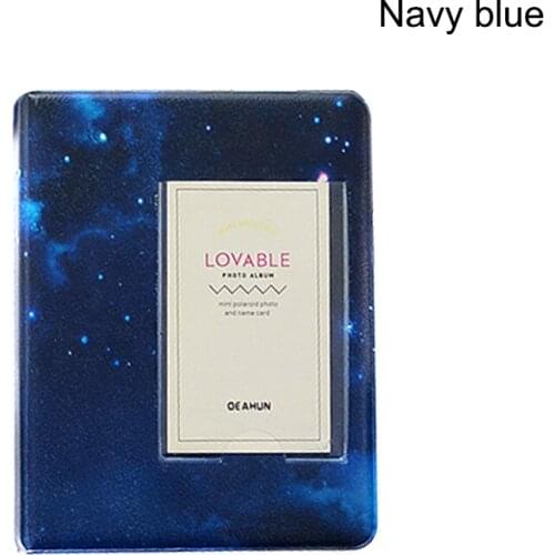 64 Pockets Photo Book Album 3 Inch Storage Name Card Holder for Instax Mini Fuji Films PaperDIY photo album sticker frame