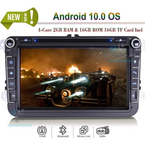 Android 10.0 Bluetooth Autoradio Car Multimedia DVD WIFI Carplay GPS Navigation for SEAT Alhambra Altea XL Toledo Mk2 VW Amarok