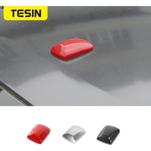 TESIN Car Stickers For Dodge Ram Car Antenna Decoration Radio Signal Aerials Cover Accessories For Dodge Ram 1500 2010-2015