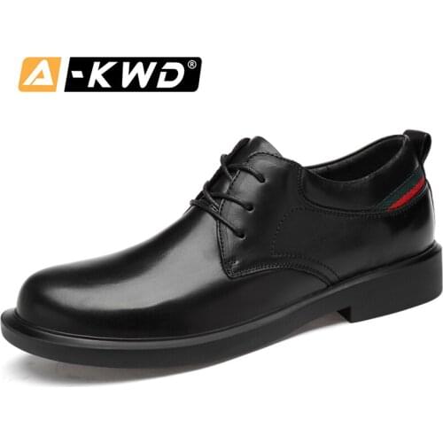 New Fashion Black Ankle Boots Genuine Leather working shoes man Low Top Mens Boots Luxury Men Shoes Formal Leather Sneakers Man