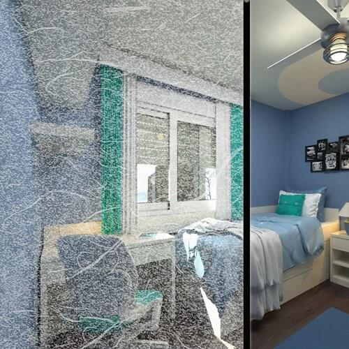 HOHOFILM 1.52x0.5m Decorative Window Stickers translucent Waterproof Window Privacy Films