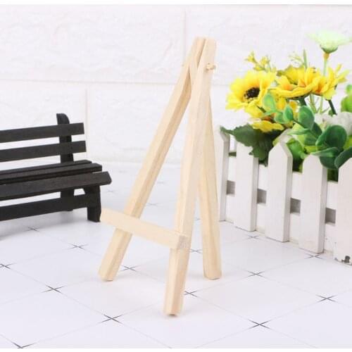 8*15 cm Kids Mini Wooden Easel Art Painting Name Card Stand Display Holder Drawing for School Student Artist Supplies 1PC