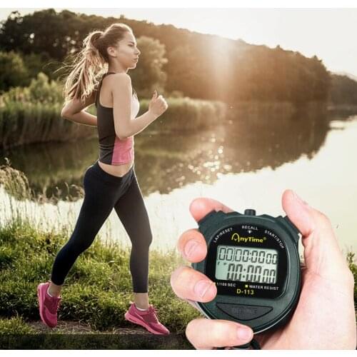 Electronic Stopwatch Timer Competition Dedicated Running Sports Stopwatch Student Training Professional Fitness Cronômetro