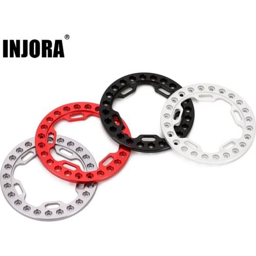 INJORA 4Pcs 52MM Aluminum Alloy 1.9" Wheel Outer Ring for 1/10 RC Crawler Axial SCX10 90046 Traxxas TRX4 1.9 Wheel Rims