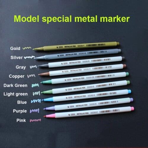 Model Making Tool Painting Color Complementary Color Paint Pen Marker Metal Color