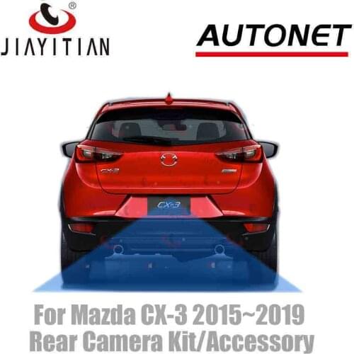 JIAYITIAN Rear View Camera For Mazda CX-3 CX3 KD 2015~2020 Reversing Backup parking Camera kit Adapter cable For OEM Monitor