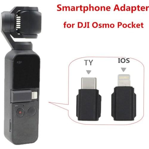 Osmo Pocket Smartphone Adapter for iPhone Lightning Cable & Type-C Cable to Connect Osmo Pocket Gimbal Parts