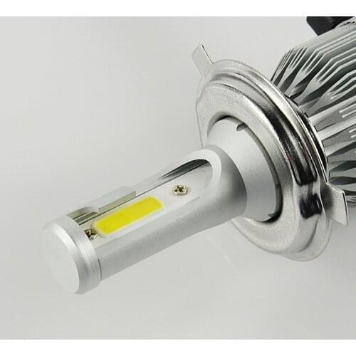 H1 H3 H4 H7 H8 H9 H11 9005 9006 72W 7600LM COB LED Headlight Slim Conversion Kit All-in-one Pure White 6K Car Driving Fog Lamps