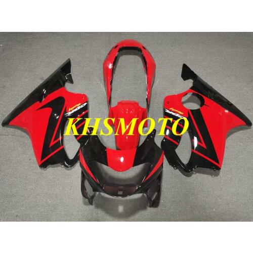 Injection mold Fairing kit for CBR600F4 99 00 CBR600 F4 1999 2000 CBR 600 ABS Red black Fairings set+gifts HC35