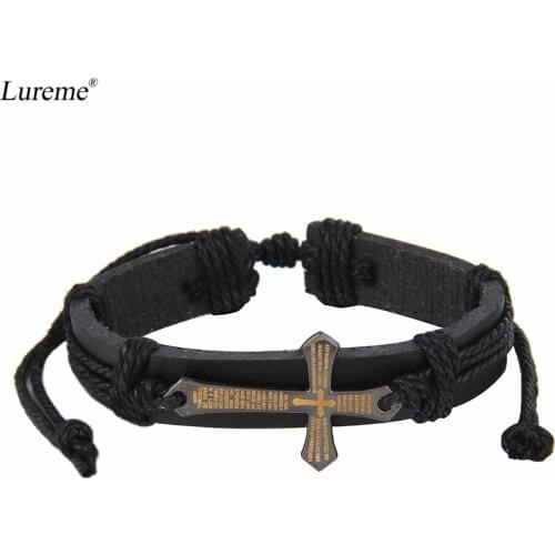 Кожаные браслеты Lureme China At AliExpress