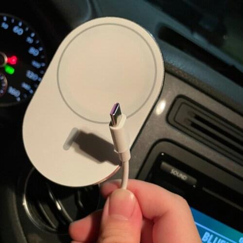 Magnetic Wireless Car Charger Airvent Mount 15W Fast Charging Lightweight And Sturdy Car Phone Holder