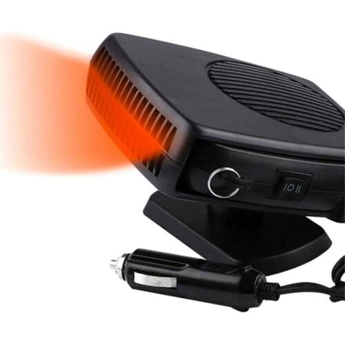 Mini Electric Heater 12/24V Car Auto Portable Electric Heater Heating Cooling Fan Defroster Demister Automobiles Accessories