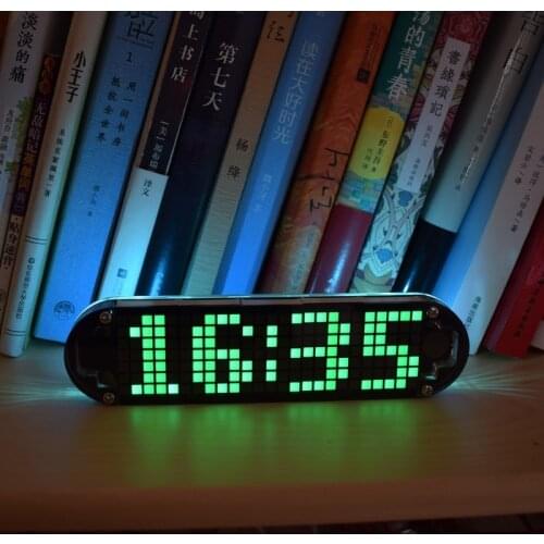 DS3231 Multifunction Alarm Clock LED Dot Matrix Animation Effects DIY Kit Gifts Dropship