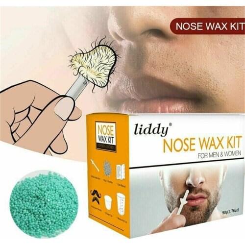 Portable Set Nose Hair Removal Wax Kit Ear Hair Removal Wax Kit Painless Easy Mens Nasal Waxing Tool Nose Hair Trimmer 2020 Hot
