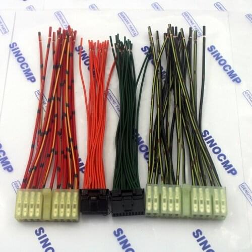 PC200-6 PC-6 6D95 Big and Small Controller Connector Plug Line for Komatsu Excavator, 3 month warranty