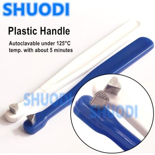 Plastic Handle Dental Orthodontic Band Seater Pusher Elevator Dental Ring Push Lift Autoclavable Blue Color Instrument