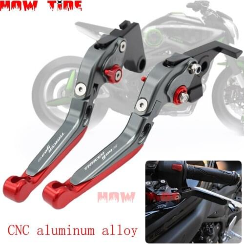 CNC Full Adjustable Folding Extendable Motorcycle Brake Clutch Levers For YAMAHA TRACER 900 GT TRACER900/GT 2018-2019 2020