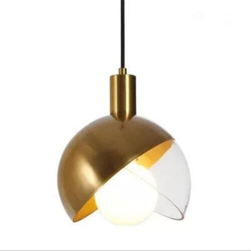 Post-Modern Glass Iron Led E14 Pendant Light For Dining Room Bedroom Foyer Suspenison Lamp Dia 20cm 110/220V 2365
