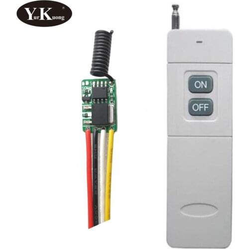 3.7V Remote Switch Power Saving 0.6ma Standby Current RF Wireless Remote Control Switch 3.3V 3.6V 4.2V 5V 6V power remote on off