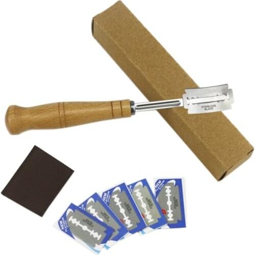 Stainless Steel Bread Bakers Cutter Slashing Tool Bread Dough Scoring Blade Tools Making Razor Cutter Curved Knife