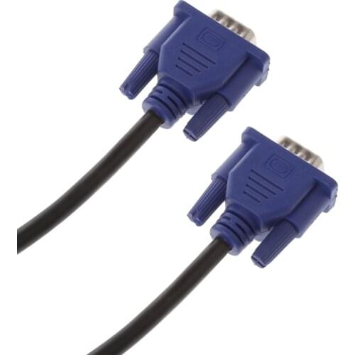 1.35m VGA 15 Pin Male To Male Extension Cable For PC Laptop Projector HDTV