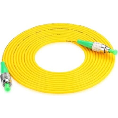 10PCS/bag FCAPC 3M Singlemode Simplex fiber optic patch cord FC APC 3M 3.0mm FTTH fiber optic jumper Cable
