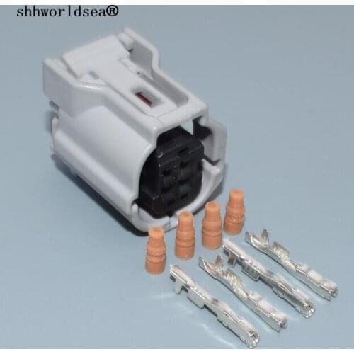 Worldgolden 0.65mm 4pin sealed series Electrical Waterproof Female Auto Connector 6189-1231