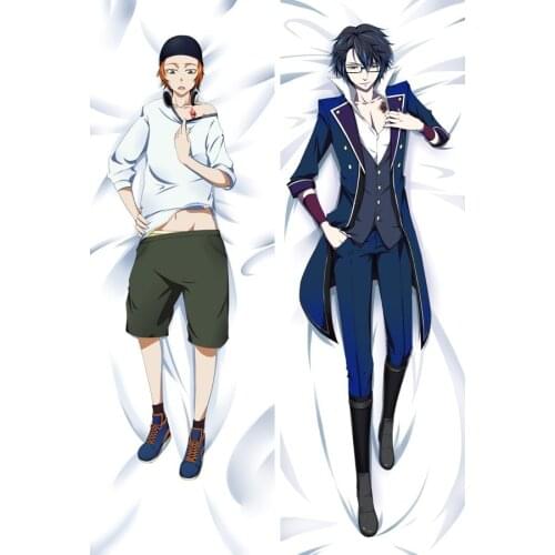 Japan Anime K project Fushimi Saruhiko & Yata Misaki Pillow Cover Case Hugging Body Male
