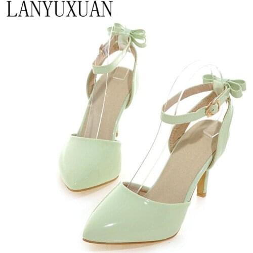 2017 Sapato Feminino Shoes Plus Big Size 34-45 Ladies Shoes Woman Women High Heels Chaussure Femme Pumps Tacon Valentine 05-5