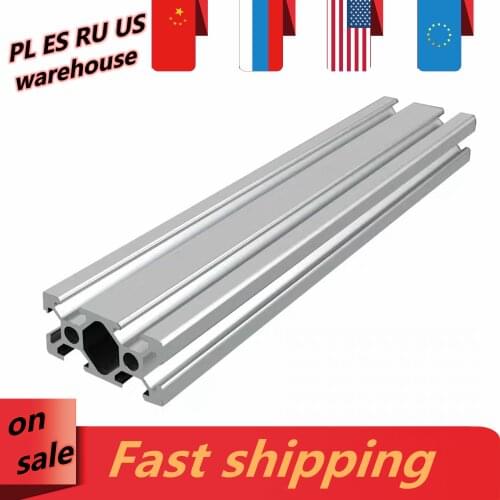 2040 Aluminum Extrusion Profile Length 100mm-550mm European Standard Anodized For CNC 3D Printer Parts