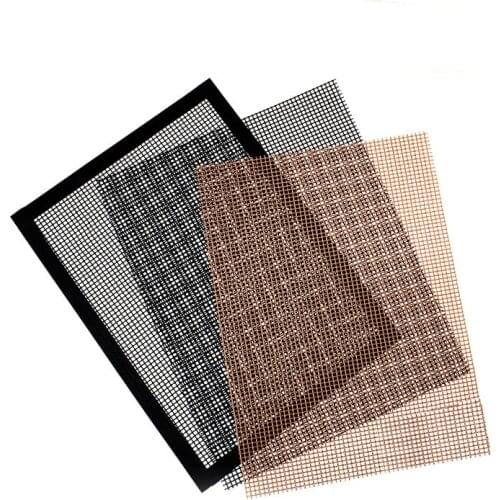 3 Style Reusable Ptfe Non-stick BBQ Mesh Barbecue Baking Pad Reusable Cooking Plate 13*15.75in For Party Grill Mat Tools