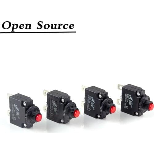 50Pcs Circuit Breaker Overload Protector Switch Fuse 2A 3A 5A 6A 7A 8A 10A 15A 20A