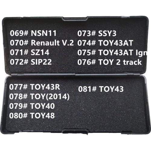 69-81 LiShi 2 in 1 NSN11 SZ14 SIP22 SSY3 TOY43AT TOY2Track TOY43R TOY(2014) TOY40 TOY48 TOY43 Locksmith Tools For All Types