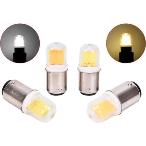 BA15D LED Light Bulbs Dimmable 7W Equivalent 50W Halogen AC 12V/110V/220V BA15D Bin-pin Base COB Bulbs for Home Lighting