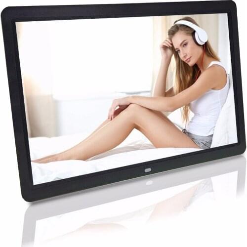 Big size large size 15 inch picture player video player digital photo frame wide screen support 1080P advertising machine